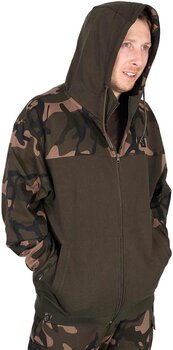 Huvtröja Fox Huvtröja LW Khaki/Camo Split Zip Hoody - XL - 9