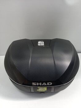 Заден куфар за мотор / Чантa за мотор Shad Top Case SH58X Carbon (B-Stock) #953218 (Повреден) - 3
