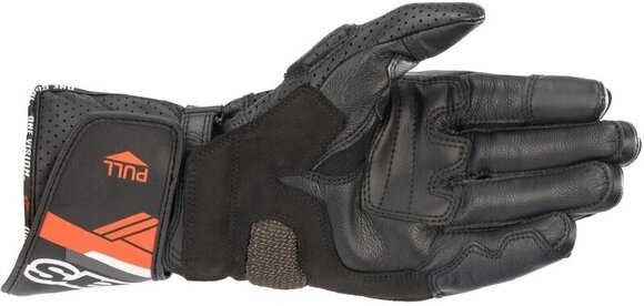 Motorcycle Gloves Alpinestars SP-8 V3 Leather Gloves Black/Red Fluorescent 3XL Motorcycle Gloves - 2