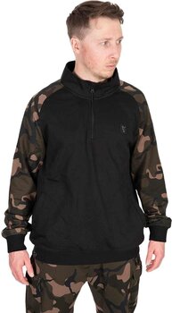 Sweatshirt Fox Sweatshirt LW Black/Camo Qtr Zip - M - 2