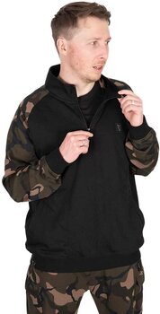 Sweatshirt Fox Sweatshirt LW Black/Camo Qtr Zip - M - 3