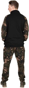 Horgászpulóver Fox Horgászpulóver LW Black/Camo Qtr Zip - M - 7