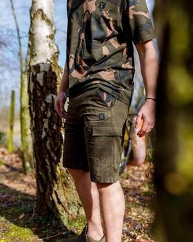 Horgásznadrág Fox Horgásznadrág LW Khaki Combat Short - 3XL - 12