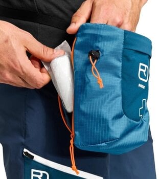 Bag and Magnesium for Climbing Ortovox First Aid Rock Doc Chalk Bag Burning Orange - 7