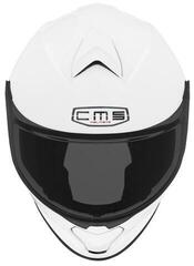 Capacete CMS GP4 Plain ECE 22.06 Artic White - 1