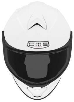 Helm CMS GP4 Plain ECE 22.06 Artic White M Helm - 2
