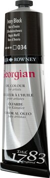 Aceite de colores Daler Rowney Georgian Oil Paint Ivory Black 225 ml 1 pc - 3