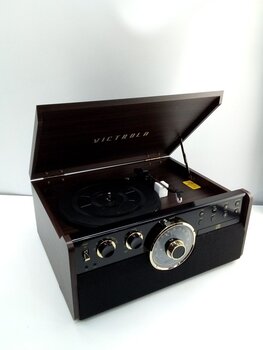 Tourne-disque rétro Victrola VTA 270B ESP Marron (Déjà utilisé) - 4
