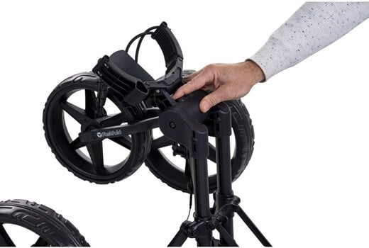 Ръчна количка за голф Fastfold Square Charcoal/Black Ръчна количка за голф - 3