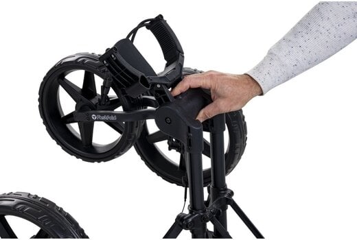 Ръчна количка за голф Fastfold Square Charcoal/Black Ръчна количка за голф - 4