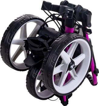 Ročni voziček za golf Fastfold Square Fuchsia/White Ročni voziček za golf - 2