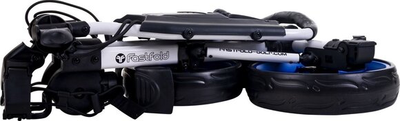 Ръчна количка за голф Fastfold Slim White/Cobalt Ръчна количка за голф - 3