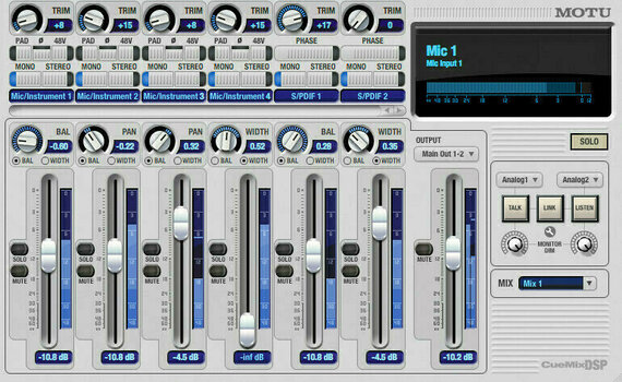 USB-audio-interface - geluidskaart Motu 4pre - 5