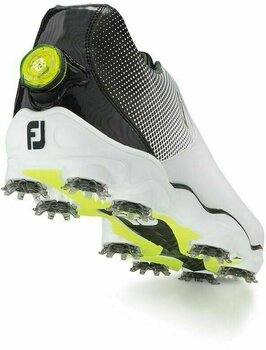 Chaussures de golf pour hommes Footjoy DNA Helix BOA Blanc-Noir 40,5 - 6