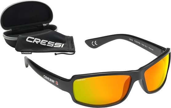 Sonnenbrille fürs Segeln Cressi Ninja Black/Orange/Mirrored Sonnenbrille fürs Segeln - 6