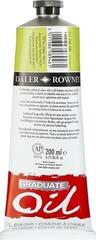 Aliejiniai dažai Daler Rowney Graduate Oil Paint Aluminium Tube 200ml Yellow Green - 1