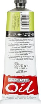 Oliefarve Daler Rowney Graduate Oliemaling Yellow Green 200 ml 1 stk. - 2