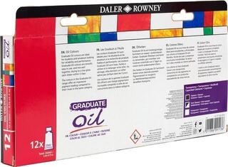 Tempera ad olio Daler Rowney Graduate Set di colori ad olio 12 x 22 ml - 3
