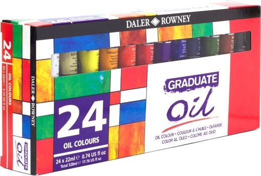 Olejová farba Daler Rowney Graduate Sada olejových farieb 24 x 22 ml - 3