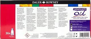 Oljna barva Daler Rowney Graduate Set oljnih barv 36 x 22 ml - 1