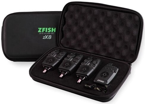 Detetor de toque para pesca ZFISH Bite Alarm Set ZX8 3+1 Multi - 5
