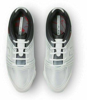 Golfskor för herrar Footjoy Hyperflex II Mens Golf Shoes White/Black US 8 - 4