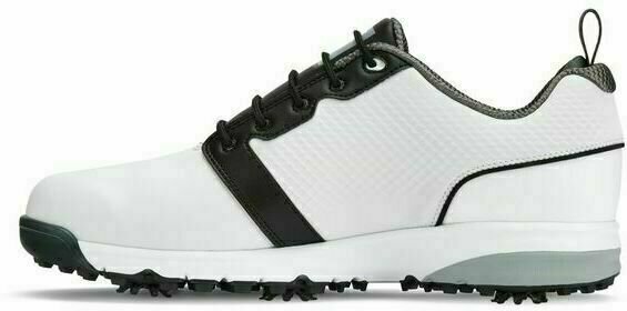 Heren golfschoenen Footjoy Contour Fit Mens Golf Shoes White/White/Black US 8,5 - 3