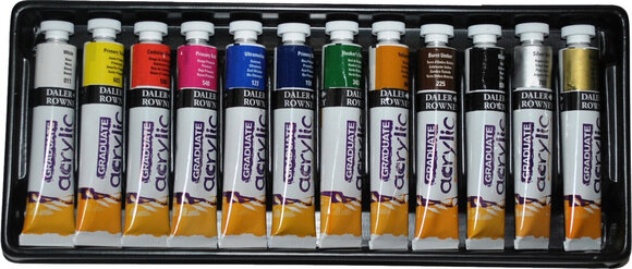 Akrilna boja Daler Rowney Graduate Set akrilnih boja 12 x 22 ml - 5