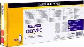 Akrilna boja Daler Rowney Graduate Set akrilnih boja 24 x 22 ml - 3