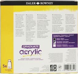 Acrylic Paint Daler Rowney Graduate Set of Acrylic Paints 5 x 120 ml - 1
