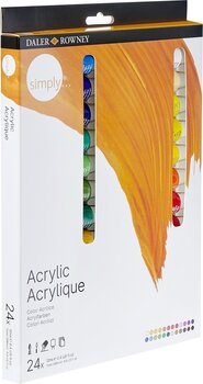 Akryylimaali Daler Rowney Simply Set of Acrylic Paints 24 x 12 ml - 3