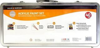 Colore acrilico Daler Rowney Simply Set di colori acrilici 34 x 18 ml - 1