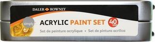 Colore acrilico Daler Rowney Simply Set di colori acrilici 34 x 18 ml - 3