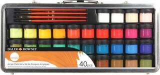Colore acrilico Daler Rowney Simply Set di colori acrilici 34 x 18 ml - 4