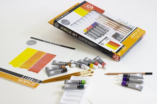 Tinta acrílica Daler Rowney Simply Set of Acrylic Paints 12 x 12 ml - 6