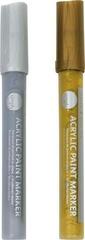 Pennarell Daler Rowney Simply Acrylic Marker Set di pennarelli acrilici 2 - 3 mm Gold and Silver 2 x 5,3 ml - 5