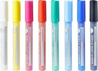 Pennarell Daler Rowney Simply Acrylic Marker Set di pennarelli acrilici 2 - 3 mm 8 x 5,3 ml - 3