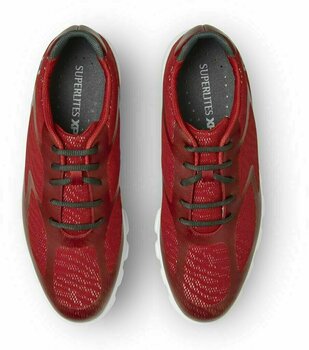 Ανδρικό Παπούτσι για Γκολφ Footjoy Superlites XP Mens Golf Shoes Red/Charcoal US 9 - 3