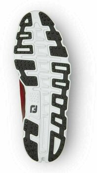 Heren golfschoenen Footjoy Superlites XP Mens Golf Shoes Red/Charcoal US 9,5 - 2