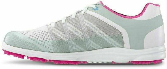 Golfschoenen voor dames Footjoy Sport SL Womens Golf Shoes Light Grey/Berry US 7,5 - 2