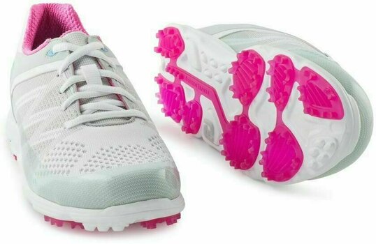Chaussures de golf pour femmes Footjoy Sport SL Chaussures de Golf Femmes Light Grey/Berry US 7,5 - 3