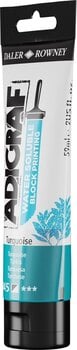 Paint For Linocut Daler Rowney Adigraf Block Printing Water Soluble Colour Paint For Linocut Turquoise 59 ml - 8