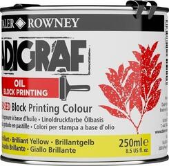 Peintures pour la linogravure Daler Rowney Adigraf Block Printing Oil Peintures pour la linogravure Brilliant Yellow 250 ml - 7
