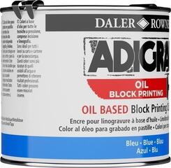 Pintura para linograbado Daler Rowney Adigraf Block Printing Oil Pintura para linograbado Blue 250 ml - 1