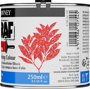 Farbe für Linolschnitt Daler Rowney Adigraf Block Printing Oil Farbe für Linolschnitt Blue 250 ml - 7