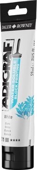 Paint For Linocut Daler Rowney Adigraf Block Printing Water Soluble Colour Paint For Linocut White 59 ml - 8