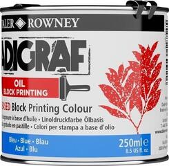 Pintura para linograbado Daler Rowney Adigraf Block Printing Oil Pintura para linograbado Blue 250 ml - 7