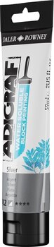 Paint For Linocut Daler Rowney Adigraf Block Printing Water Soluble Colour Paint For Linocut Silver 59 ml - 8