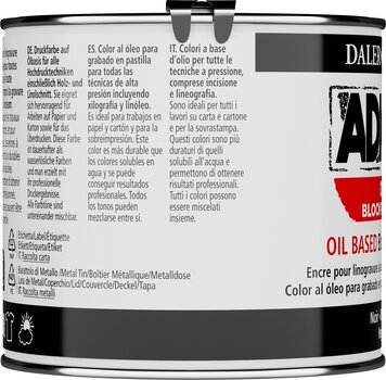 Färg för linoleumsnitt Daler Rowney Adigraf Block Printing Oil Färg för linoleumsnitt Black 250 ml - 3