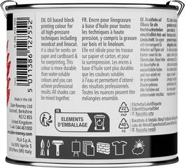 Farba do linorytu Daler Rowney Adigraf Block Printing Oil Farba do linorytu Black 250 ml - 4